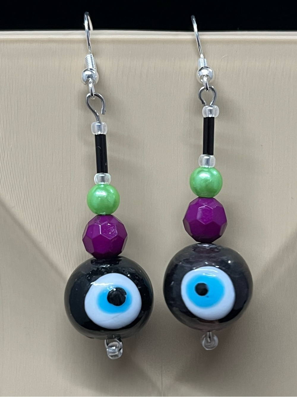 "Watching Eye" Hand Crafted Drop Earrings | Halloween Earrings